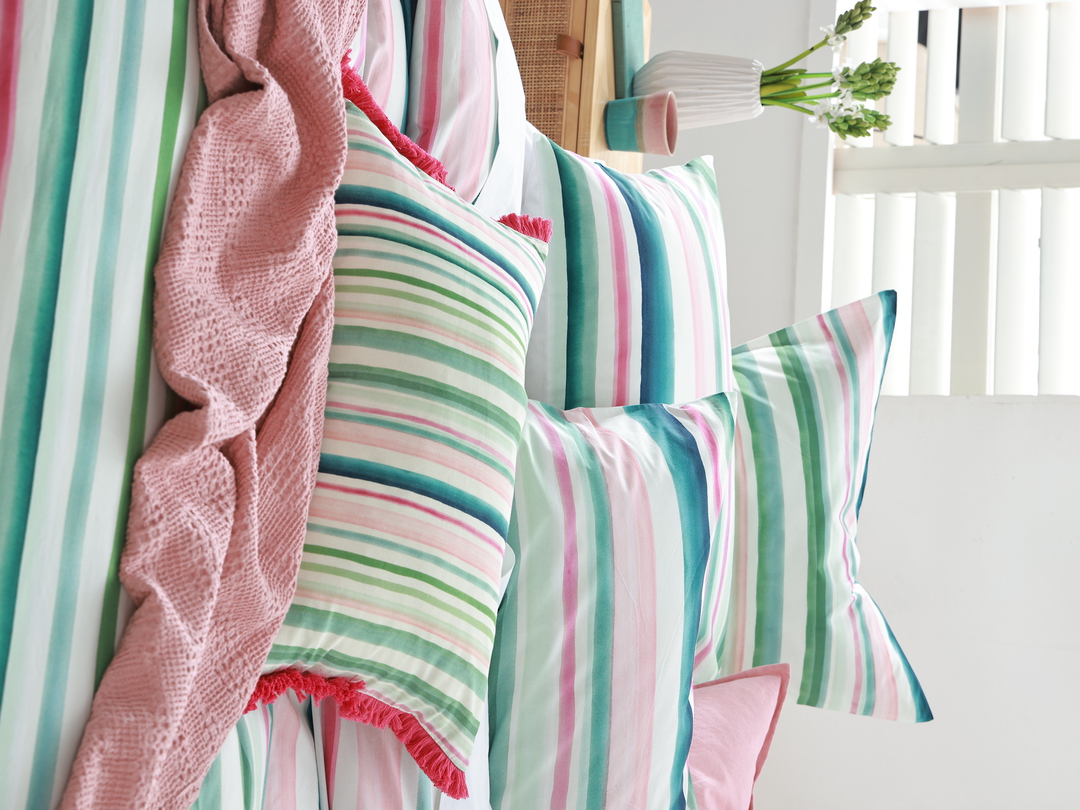 MM Linen Freya Reversible Duvet Cover Set | Cotton Percale image 10